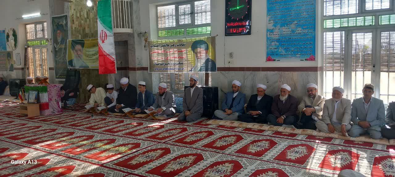 مراسم گرامیداشت شهادت قائد امت در روستای قوجمز شهرستان کلاله