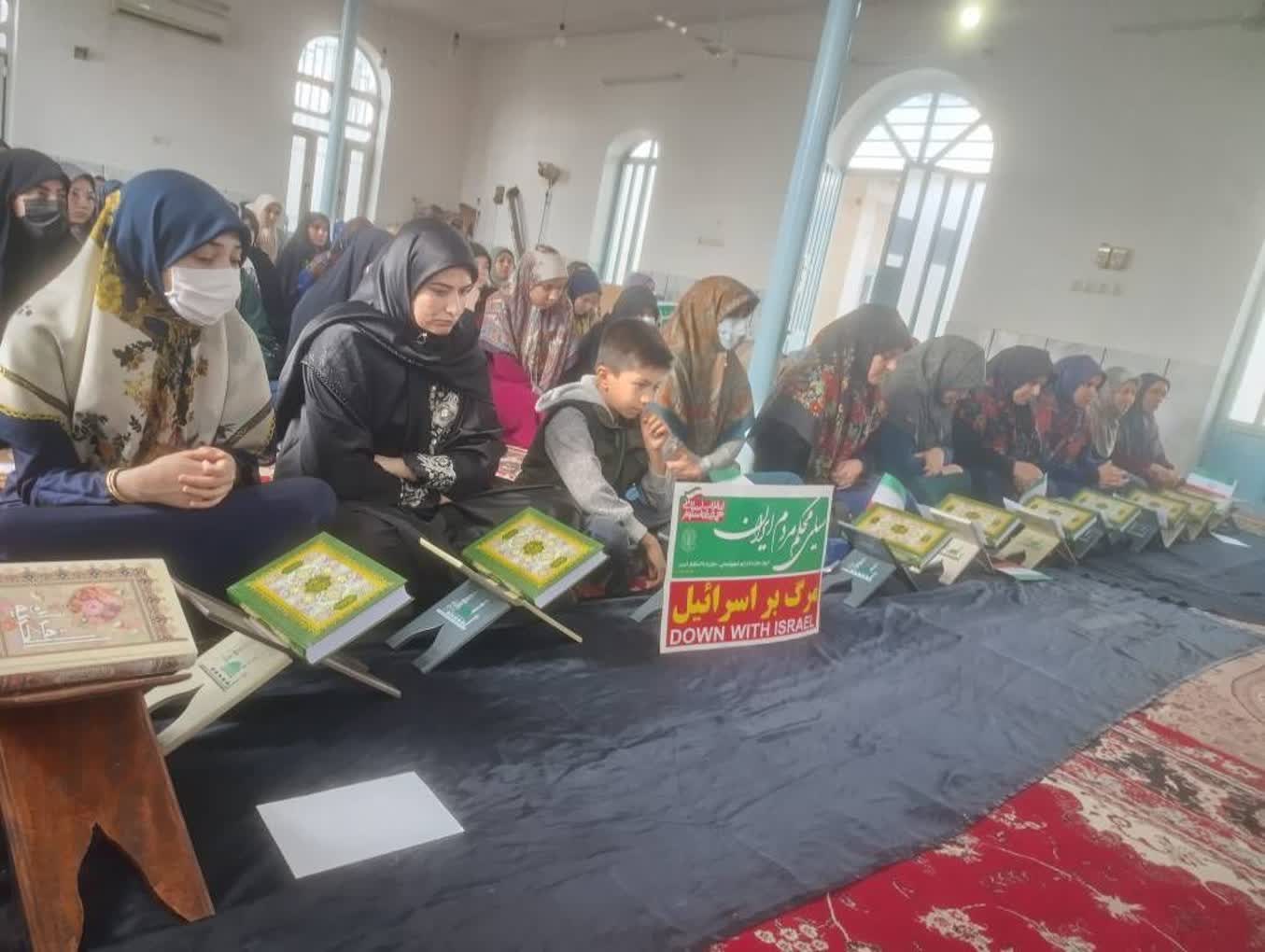 مراسم گرامیداشت شهادت قائد امت در روستای قوجمز شهرستان کلاله