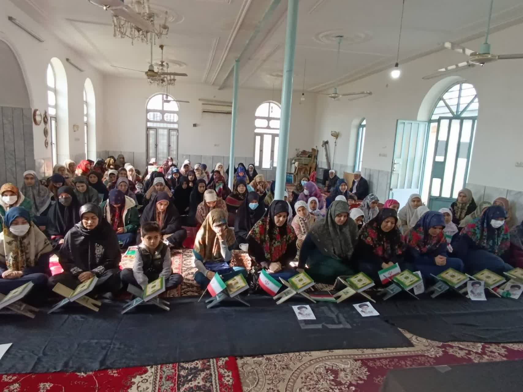 مراسم گرامیداشت شهادت قائد امت در روستای قوجمز شهرستان کلاله