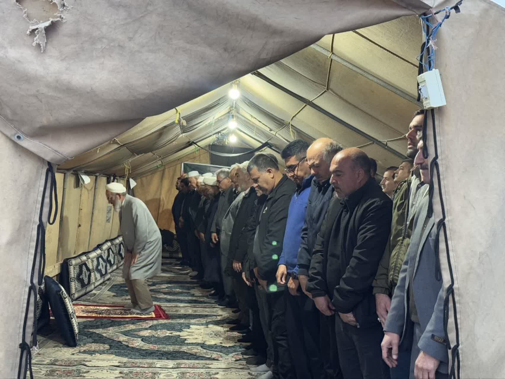  اجتماع اصناف بندرترکمن در خیمه‌ عزاداری امام شهید انقلاب