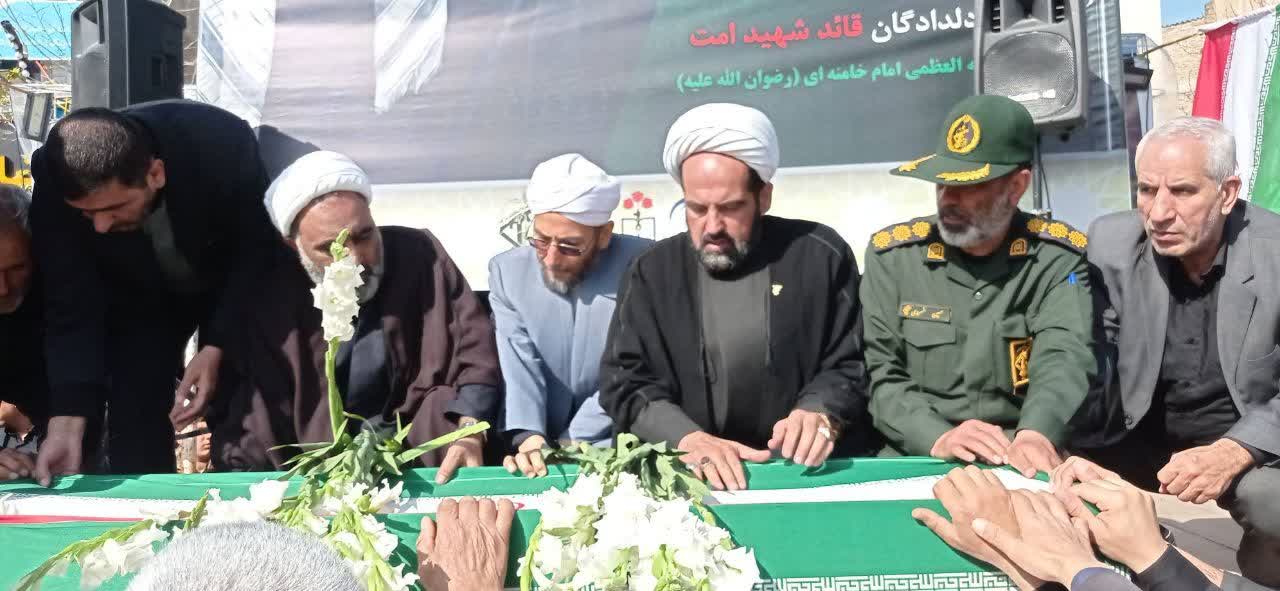  مراسم تشییع شهید کمال عطازاده