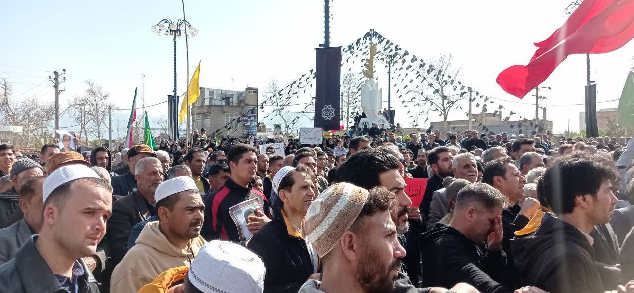  مراسم تشییع شهید کمال عطازاده